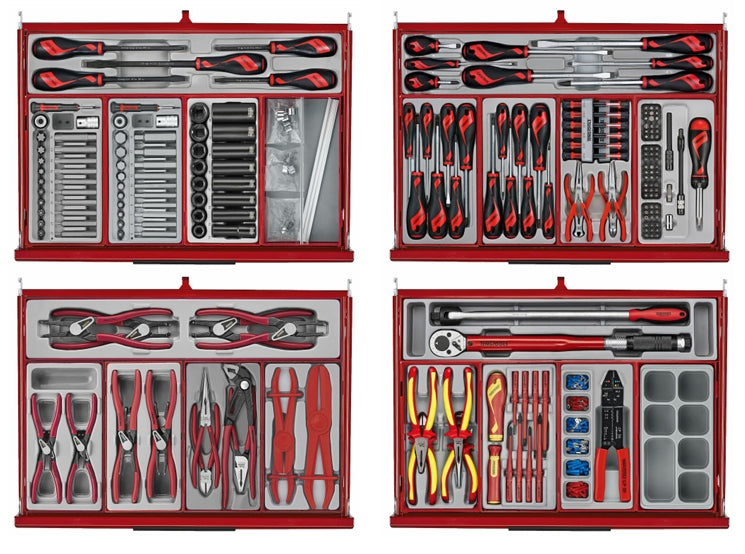 Teng 26" PRO35™ MEGA MASTER TOOL & KIT, 1033 PIECES, RED