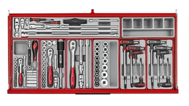 Teng 37" PRO35™ ROLLER CABINET TOOL KIT 663 PIECES RED