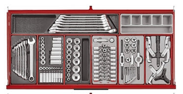 Teng 37" PRO35™ ROLLER CABINET TOOL KIT 663 PIECES RED