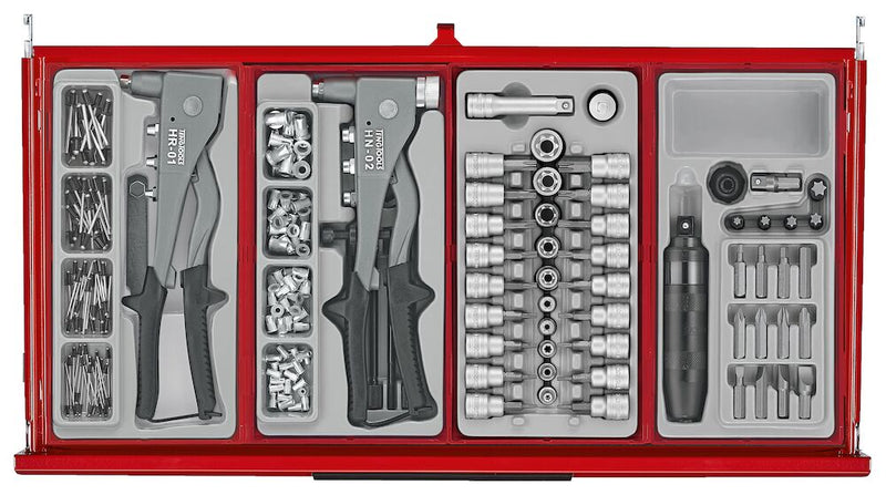 Teng Tools TKS26R753T  26" PRO35™ stack tool kit 753 pieces red