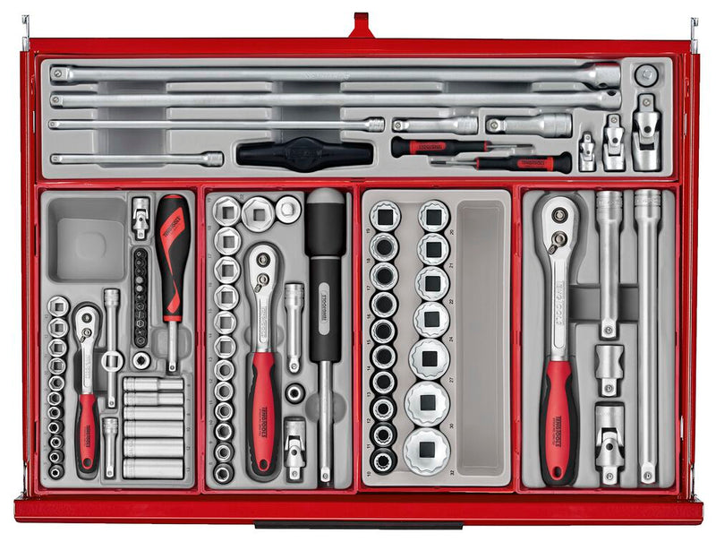 Teng Tools TKS26R753T  26" PRO35™ stack tool kit 753 pieces red