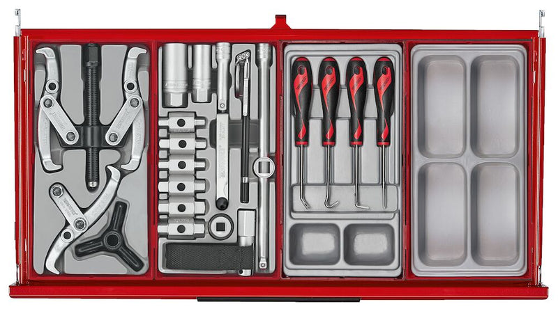 Teng Tools TKS26R753T  26" PRO35™ stack tool kit 753 pieces red