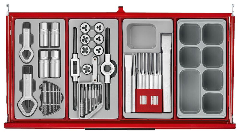 Teng Tools TKS26R753T  26" PRO35™ stack tool kit 753 pieces red