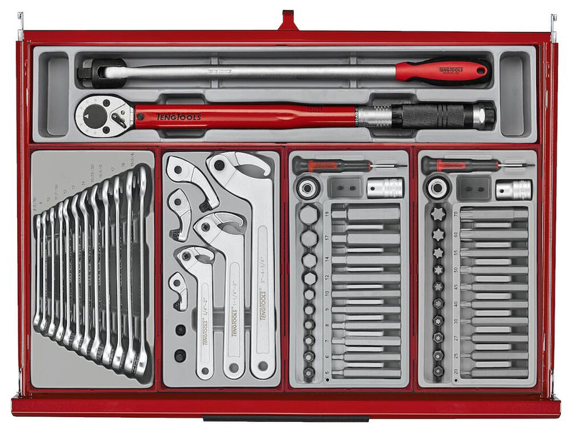 Teng Tools TKS26R753T  26" PRO35™ stack tool kit 753 pieces red