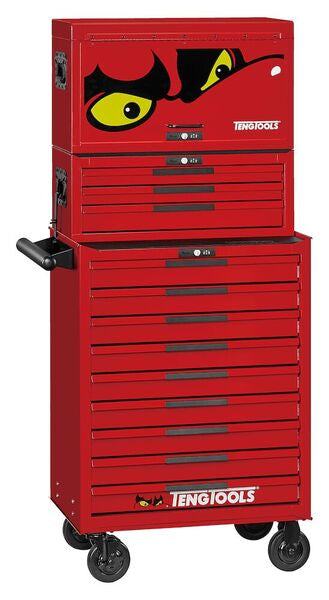 Teng Tools TKS26R753T  26" PRO35™ stack tool kit 753 pieces red