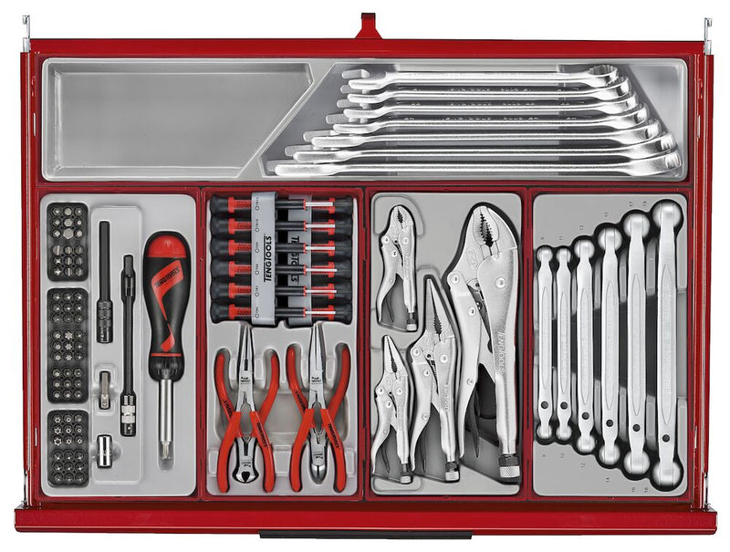 Teng Tools TKS26R753T  26" PRO35™ stack tool kit 753 pieces red