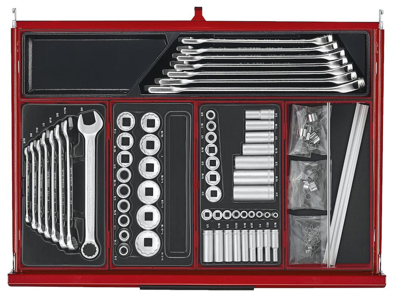 Teng Tools TKS26R753T  26" PRO35™ stack tool kit 753 pieces red