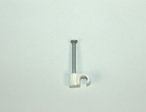 Unifix  11mm  White Round Cable Clip