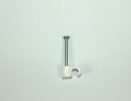 Unifix  11mm  White Round Cable Clip