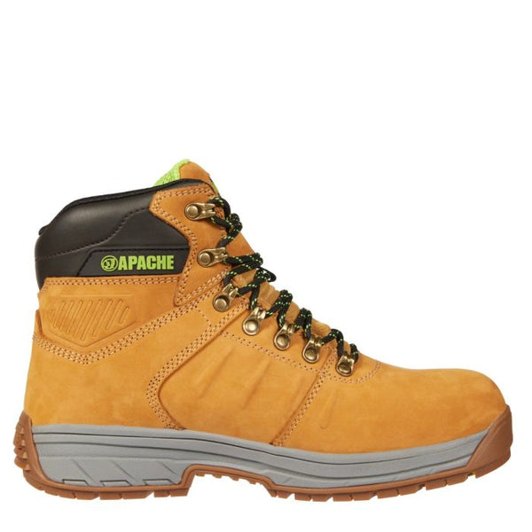 Apache MOOSE JAW WHEAT Leather Safety Boot