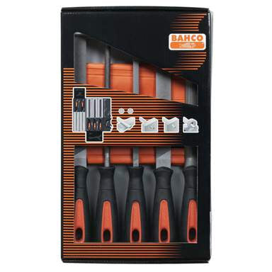 Bahco Ergo™ 5 Piece 8" Engineers File Set