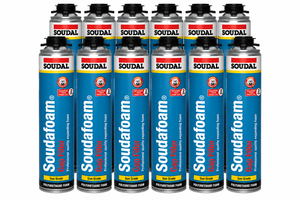 Soudal 750ml Gun Grade Foam Gap Filler Box 12