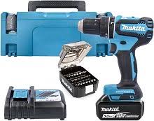 Makita DHP485TJX7 18V LXT Brushless Combi Drill with 1x 5.0Ah Batteries