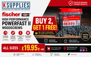 Fischer High Performance Woodscrew Tubs Buy 2 Get 1 Free