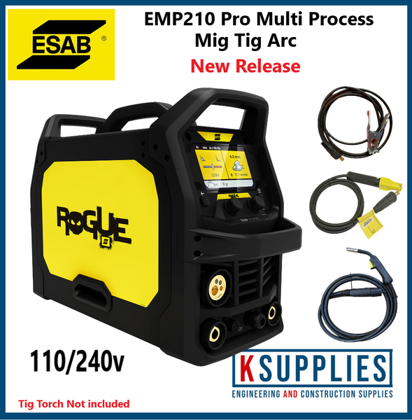 Esab Rogue Emp210 Pro Multi Process Mig/Tig/MMA Welder