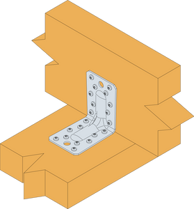 Simpson E9S/2.5 Large Reinforced Angle Bracket (10 Pack)