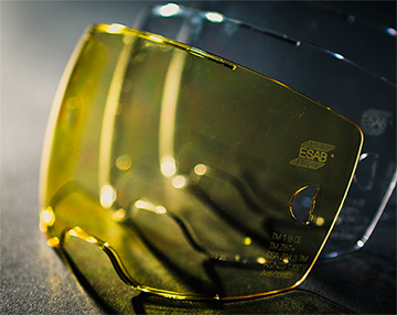 thumbnail image 2 of Cover ESAB Sentinel A50/A60 Front Cover Lens - Amber Pack Of 2 of 13