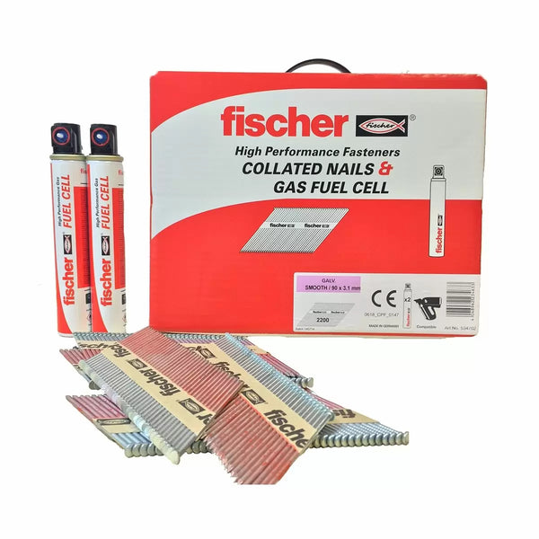 Fischer 90mm First Fix Nail Packs For Im350 Paslode Nail Guns (534702)