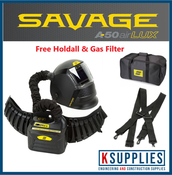 Esab SAVAGE A50 LUX Air Helmet C/W Air System EPR-X1.1