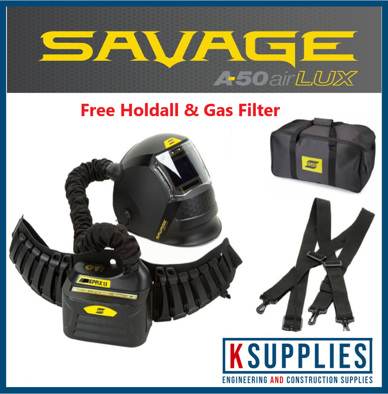 Esab SAVAGE A50 LUX Air Helmet C/W Air System EPR-X1.1