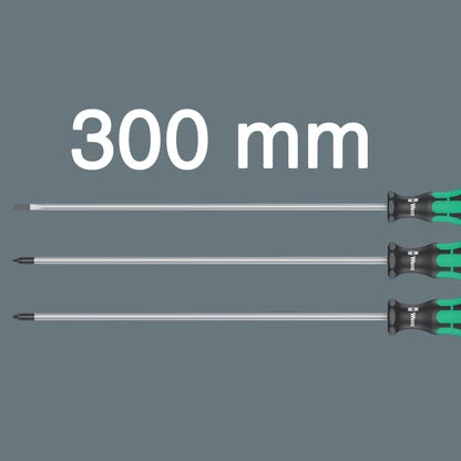 Wera 335/350/355/3 S/DRIVER LONG SET SL/PH/PZ K;FORM PLUS 3PC