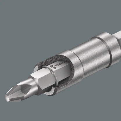 Wera 899/4/1 S BIT HOLDER WITH STRONG RETAINING RING 1/4''X300
