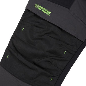 Apache Calgary 4 Way Stretch Grey/Black Holster Trouser