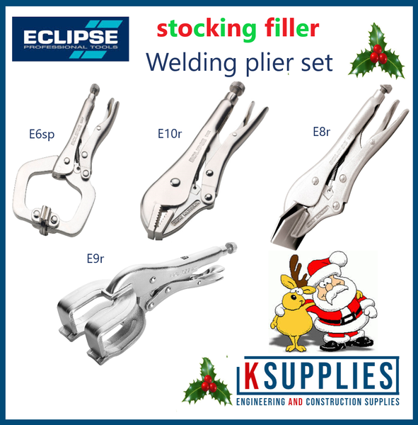 Eclipse 4pc welding plier vise grips stocking filler