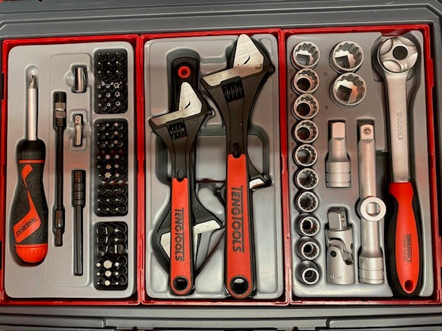 Teng Tool Service Kit Including Carry Case