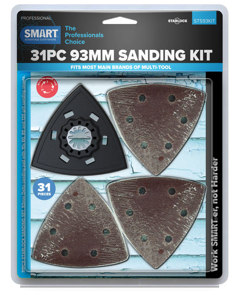 SMART STS93KIT Starlock 31 Piece Multi Tool Sanding Kit