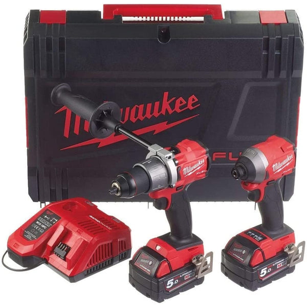 Milwaukee M18FPP2A2 Cordless Impact Driver / Combi Drill Twin Pack
