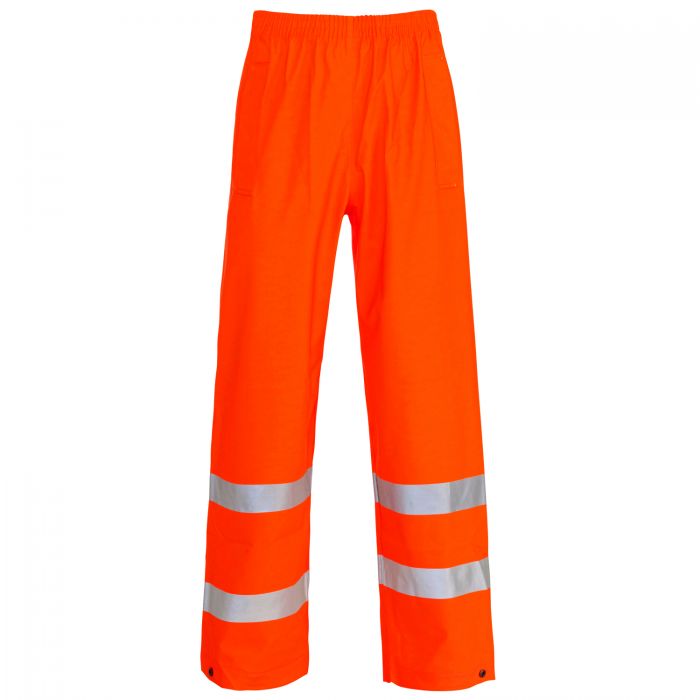 Supertouch Hi Viz Orange Rain Trouser