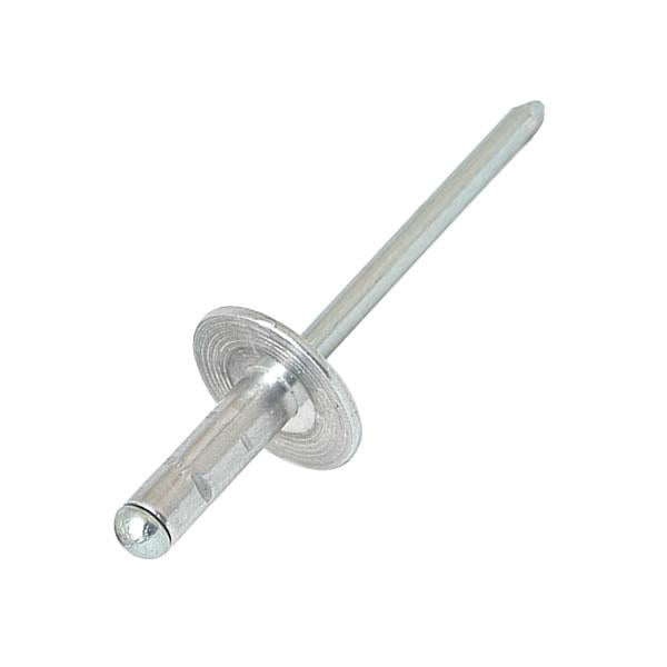 4.8mm x 10 Aluminium Large Flange Pop Rivets