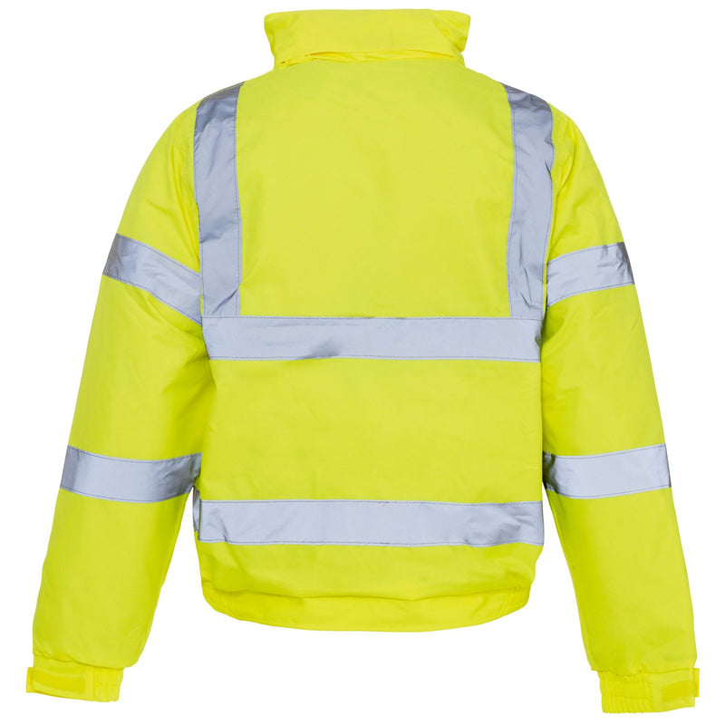 Supertouch  Hi Vis Yellow Storm Bomber Jacket