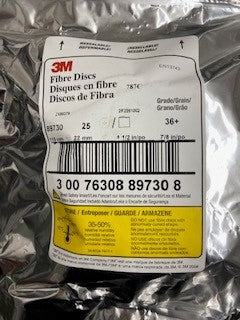 3M 115mm x 36 Grit Ceramic Fibre Discs 787C 89730