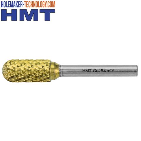 Holemaker GoldMax™ Tunsten Carbide Burr - Ball Nose Cylinder (402020) 6x16mm