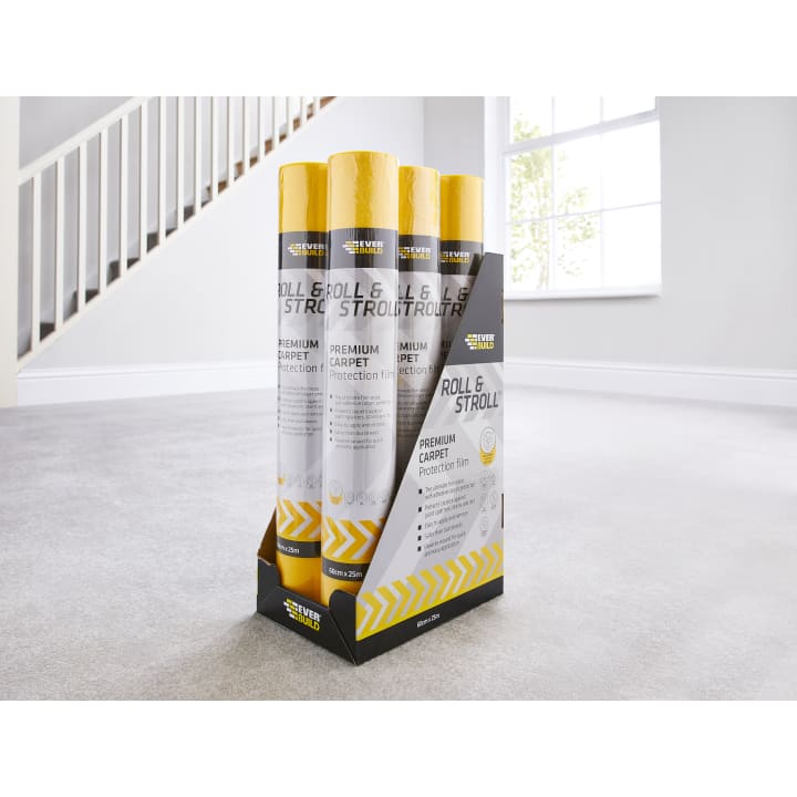 Everbuild Roll & Stroll Premium Carpet Protector 600mmx25mtr (Roll20)