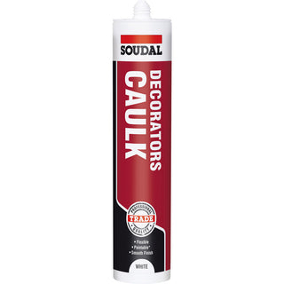 Soudal Decorators Caulk White 290ml