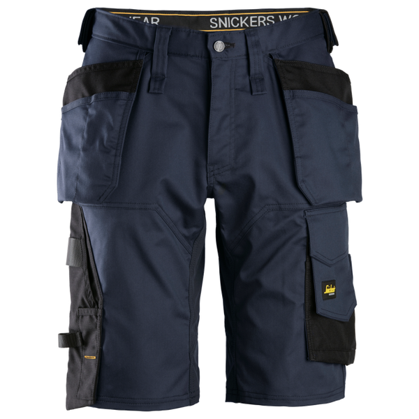 Snickers 6141 Allroundwork Stretch Slim Fit Shorts with Holster Pockets Navy