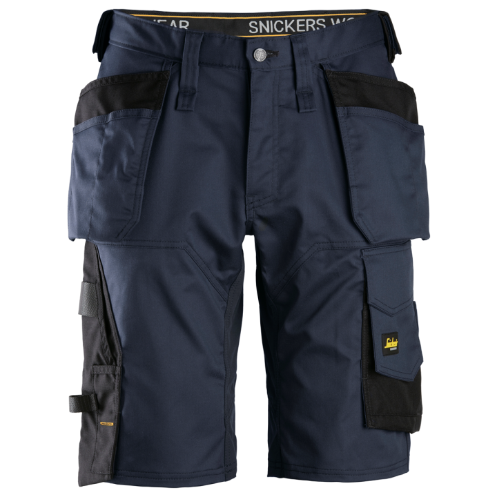 Snickers 6151 Allroundwork Stretch Loose Fit Shorts with Holster Pockets Navy