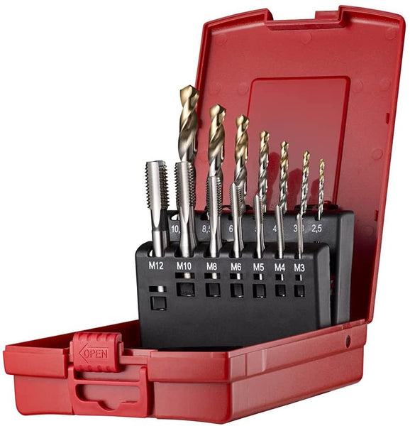 Dormer Set101 Tap & Drill Set M3-M12 L115101