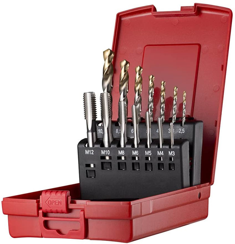 Dormer Set101 Tap & Drill Set M3-M12 L115101