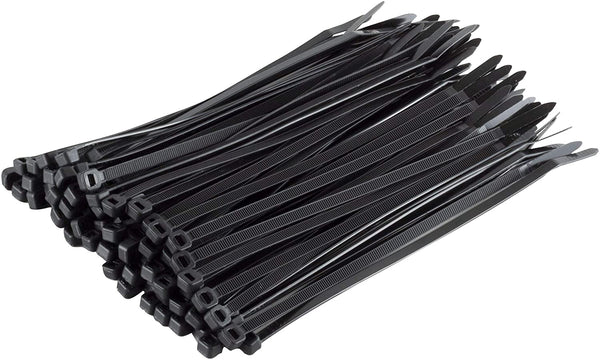 368mm X 4.8mm 14" Black Cable Ties (100)