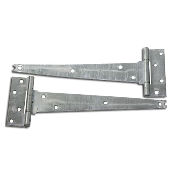 Jaton 910 Heavy Duty 18" (450mm) Galv Tee Hinge Pair