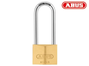 Abus 65/40 63mm Long Shackle Brass Padlock