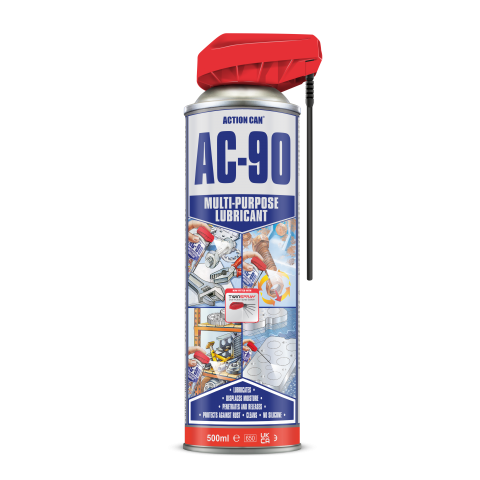 Action Can AC90 500ml Aerosol Multi-Purpose Lubricant TwinSpray