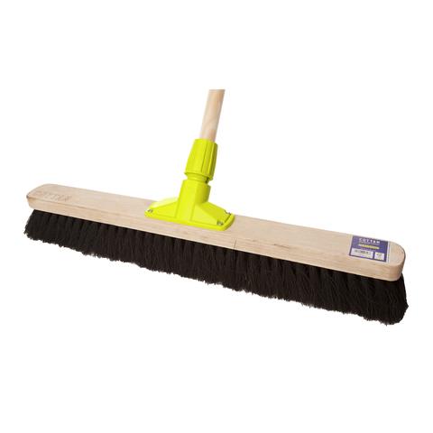 Cottom 24" Soft Sweeping Brush Coco Fibre Includes Handle