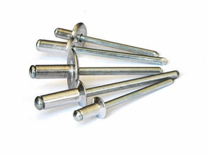 4.8mm x 16 Aluminium Large Flange Pop Rivets