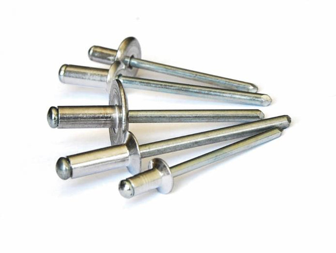 1000 Stück Alu-Popnieten 3/32" X 1/8" – Domkopf, Blindnieten, Fastenere