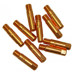 Parweld MB15 Mig Welding Contact Tips Set 1.0mm (24 Pieces)